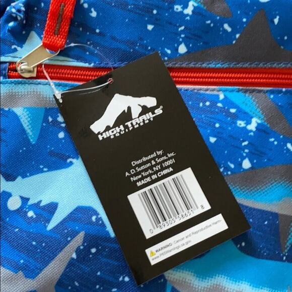 17 Inches Girl's & Boys Printed Shark Characters Backpack(Unisex) - Picture 3 of 10